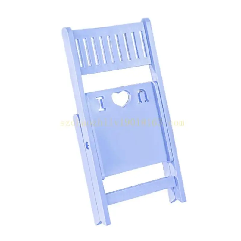 62ka Симпатичный и регулируемый мини -стул подставка для телефона.