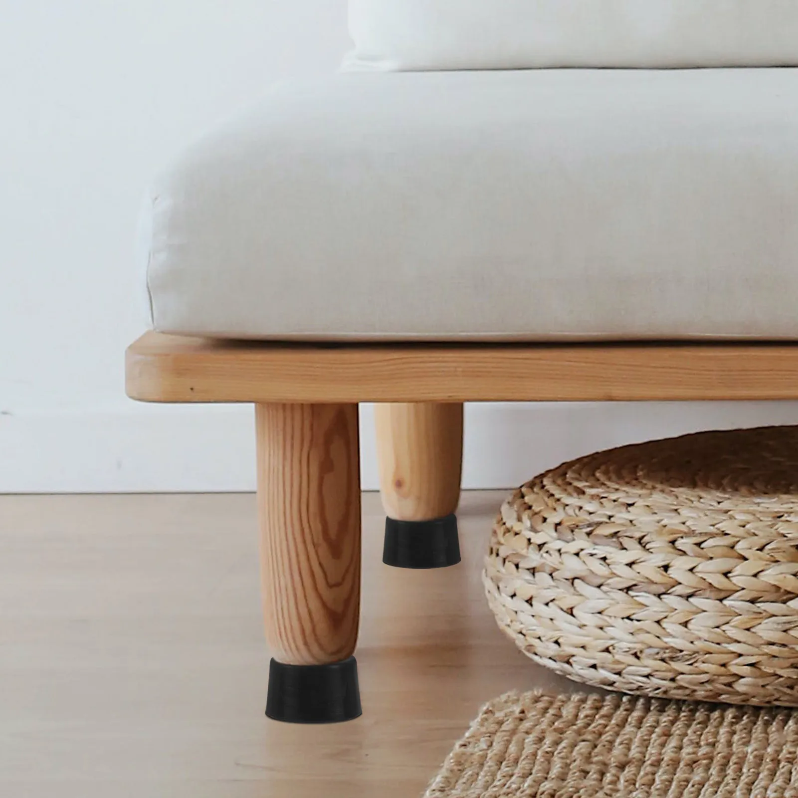 

4 шт. регулируемых резиновых опор для мебели (стульев, столов, полок, шкафов), усиленные, для защиты пола