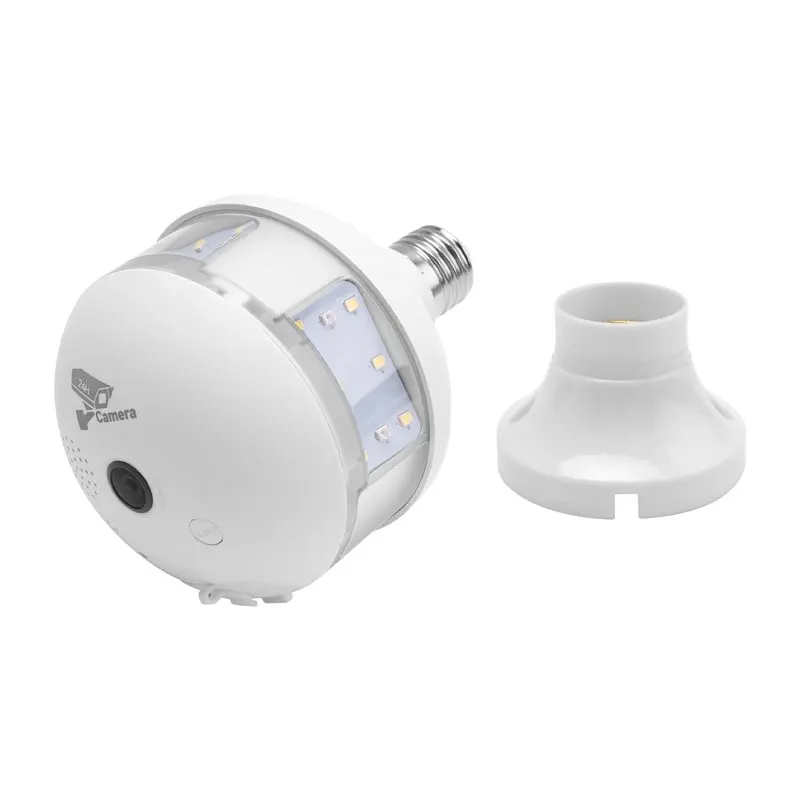 24-hour delivery 2X 4MP WIFI E27 Bulb Pro Security Camera Full Color Night Vision Two-Way Voice Wireless Auto Tracking Fisheye
