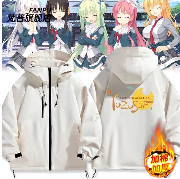 

Японская Сененрен*Banka annen Федерации Охл Толстовка с капюшоном Косплей Осень Зима Мужчины Женщины Пальто Свободная куртка Топы Подарки FP