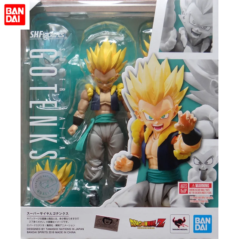 

Authentic Bandai SHF Dragon Ball Gotenks Super Saiyan Action Figure Toy Collectible Gift in Stock