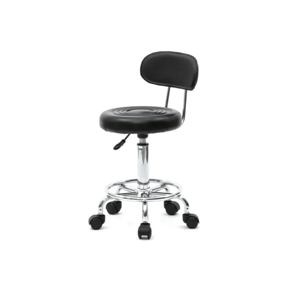 

With Wheels, Esthetician Lash Tech Pedicure Chair, Portable Office Rolling Adjustable Stool, Massage Swivel Salon Stools, Nail