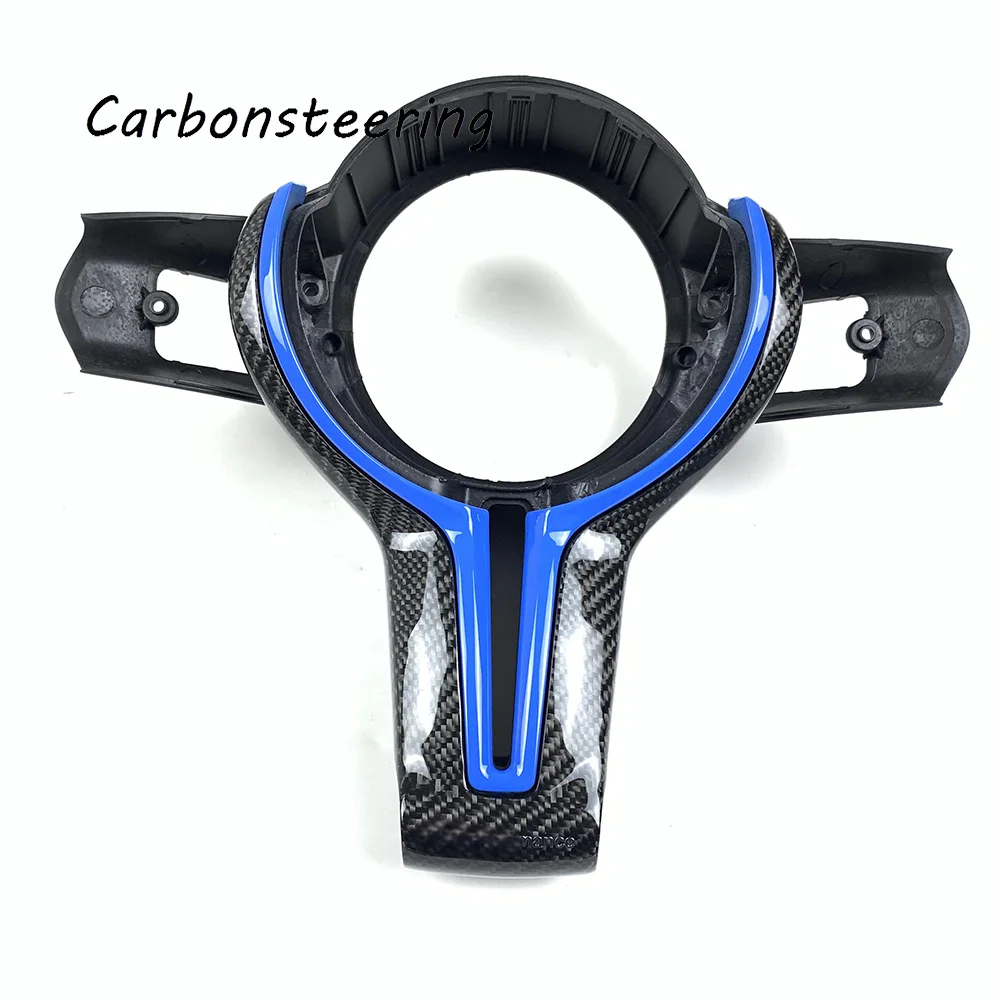 Car accessories for BMW carbon fiber steering wheel Y trim cover F10 F22 F30 F34 F82 F10 F18 F11 F12 F35 F36 F80 F40 M2 M3 M4 M5