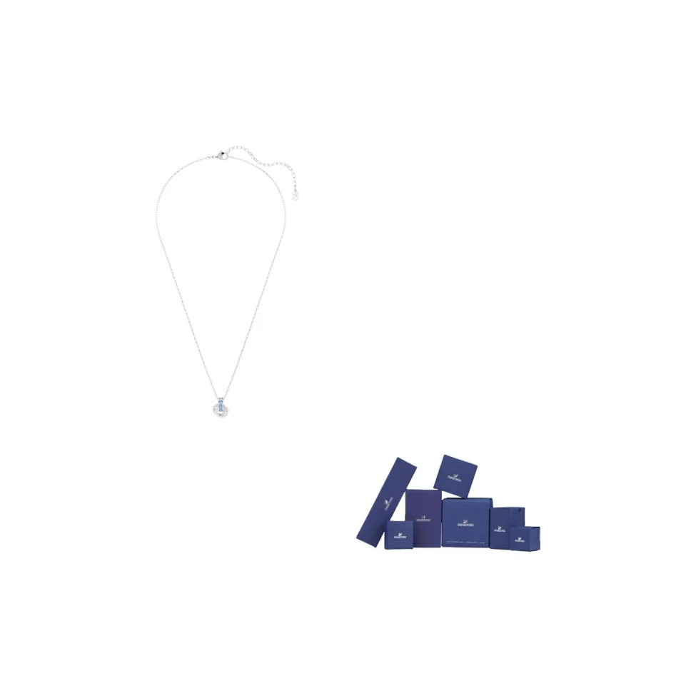 

Swarovski Connexus Cubic Zirconia Crystal Necklaces Unisex Blue 5741331