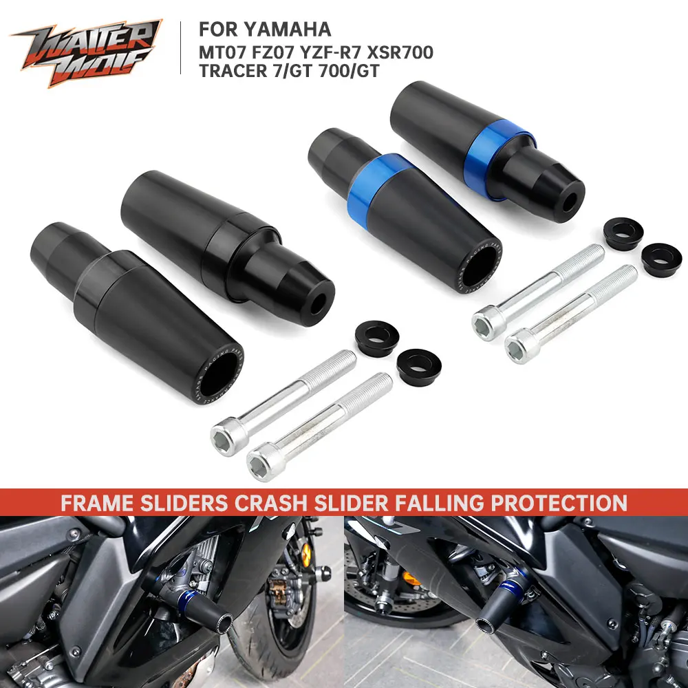 

2025 YZF R7 XSR700 Falling Protection Frame Sliders For Yamaha Tracer 7 700 /GT MT-07 MT07 Y-AMT Fairing Crash Slider Guards