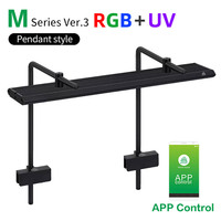Ver.3 Week Aqua Aquarium Light LED M Pro-D Series Aquarium RGB+UV Light Cycle Timer Nano Tank With Bracket For Aquatics Plants