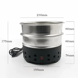 Household Small Coffee Bean Roaster High Suction Stainless Steel Cooler Cooling Plate With Filter Radiator