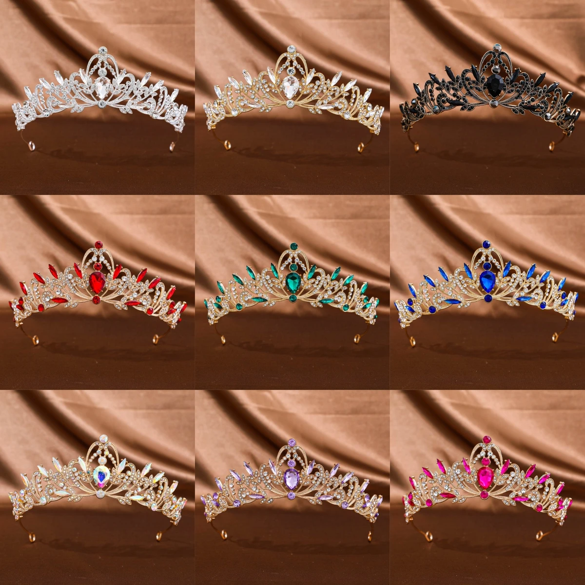 

Барочные тиары и короны, ободок для женщин, для вечеринок, выпускных, диадема, свадебные украшения для волос, ювелирные изделия, корона, тиара, подарок