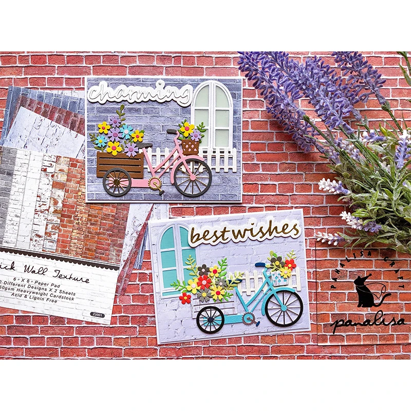 Śliczne wykrojniki do kosz na kwiaty rowerowych panalisaraft szablony do scrapbookingu/dekoracyjne wytłaczanie albumów papier do robótek ręcznych
