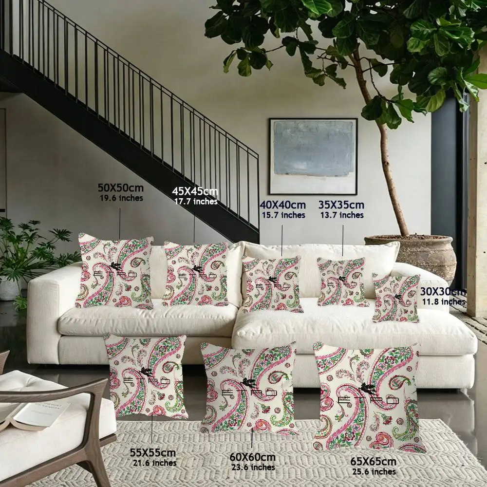 Classic Design E-Etro Cushion Cover Decorative Pillow Sofa Home Decor Case Pillow Cases
