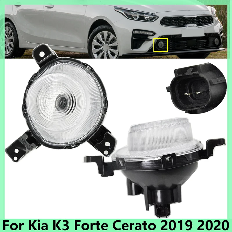 Fendinebbia per Kia K3 Forte Cerato 2019 2020 fari fendinebbia accessori auto guida paraurti anteriore fendinebbia