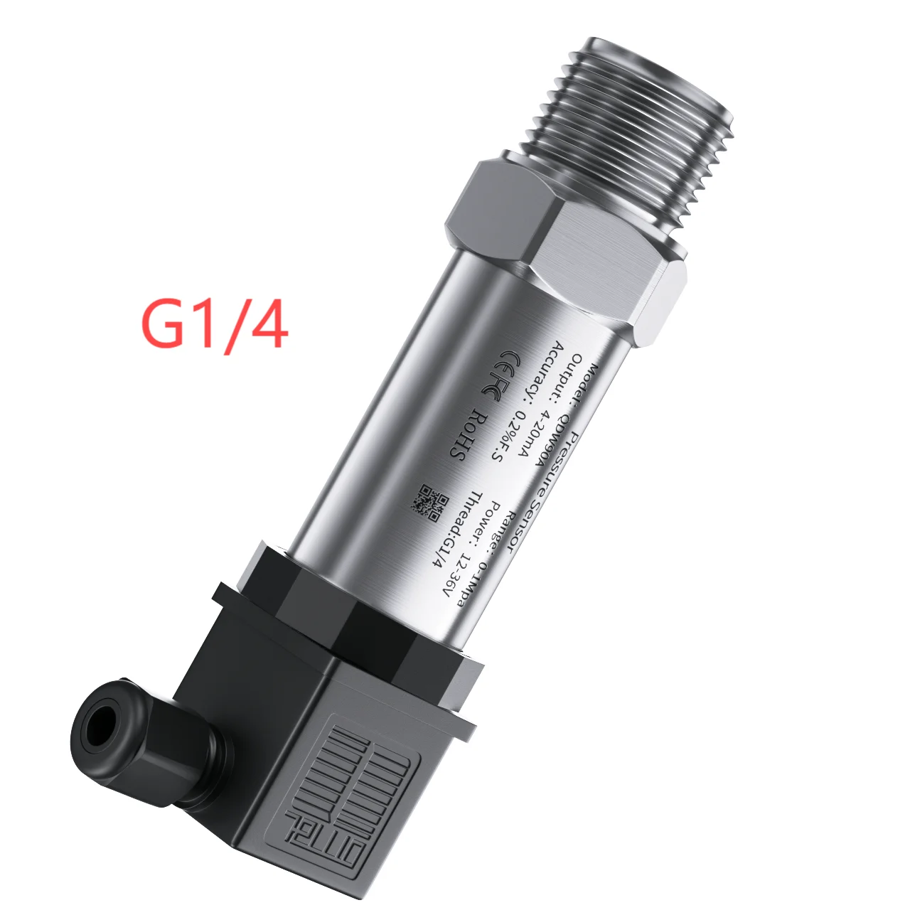 G1/4 0-150bar 0-400bar to 4-20mA RS485 Pressure Sensor Pressure Transmitter 0-10V 0-5V Hydraulic Pressure Sensor Transducer