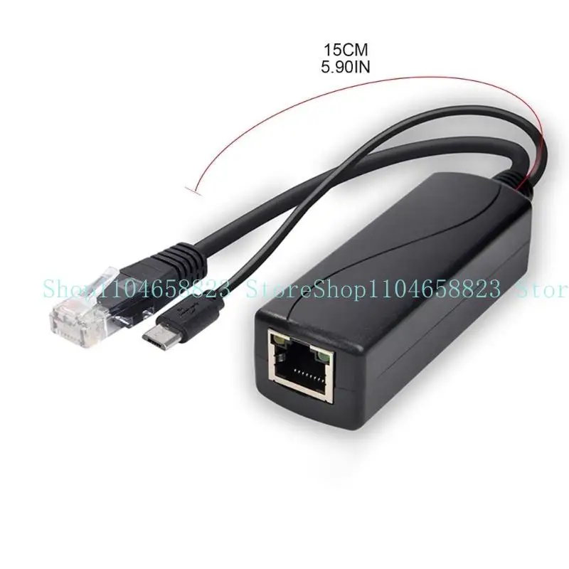 Разветвитель POE от 48 В до 5 В USB типа C, адаптер питания через Ethernet, кабель-инжектор, модуль питания для камеры