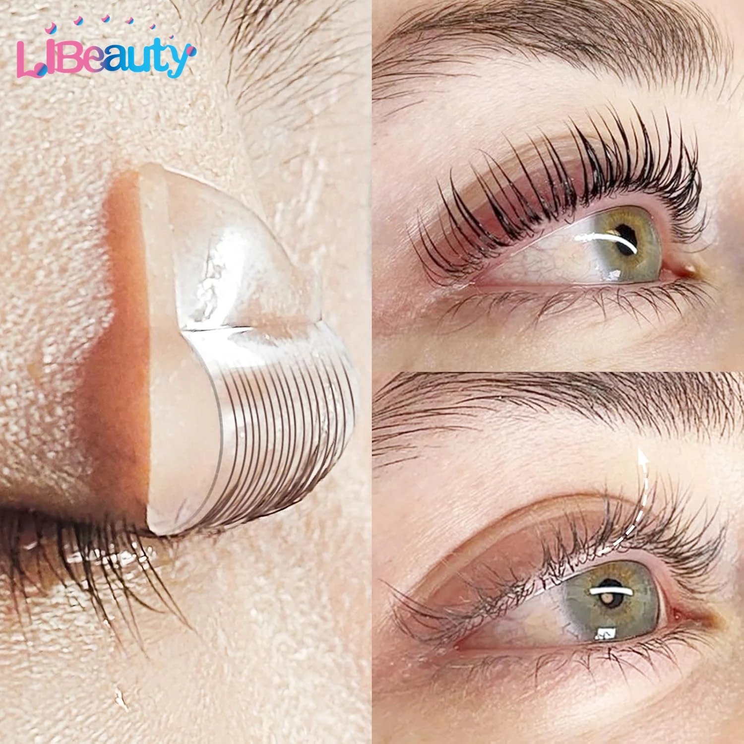 Libeauty 5 Pairs C Curl Silicone Perming Pad Lash Lift Pad Lifting 3D Eyelashes Eyelash Lift Extension Curler Applicator Tool view 2