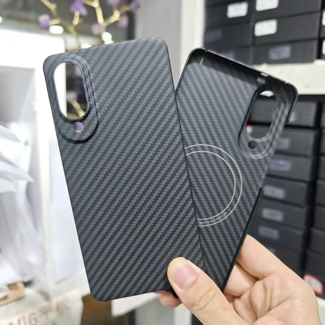 

Magnetic Aramid Fiber Phone Case for Samsung Galaxy S25 Edge Real Carbon Fiber Case for Magsafe Galaxy S25 Edge Case Luxury