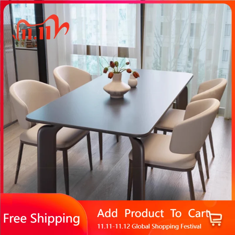 

Modern Lounge Dining Table Center Conference Desk Wood Dining Table Salon Study Nordic Living Room Muebles Kitchen Furniture
