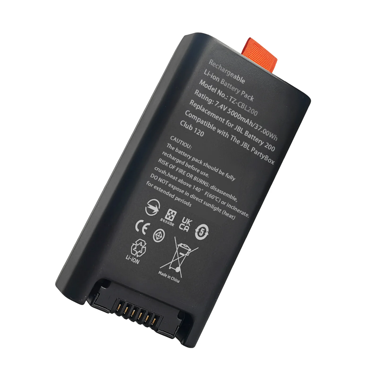 New Replacement Battery FG2CELL21700P 4722mAh For JBL PartyBox Club 120 For JBL BATTERY 200 34Wh