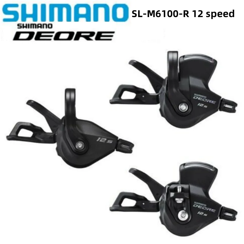 Shimano DEORE SL-M6100 Shifter 12 Speed MTB Mountain Bike Shifter Clamp Ring Entrainment I-SPEC EV Shift Lever Riding Parts