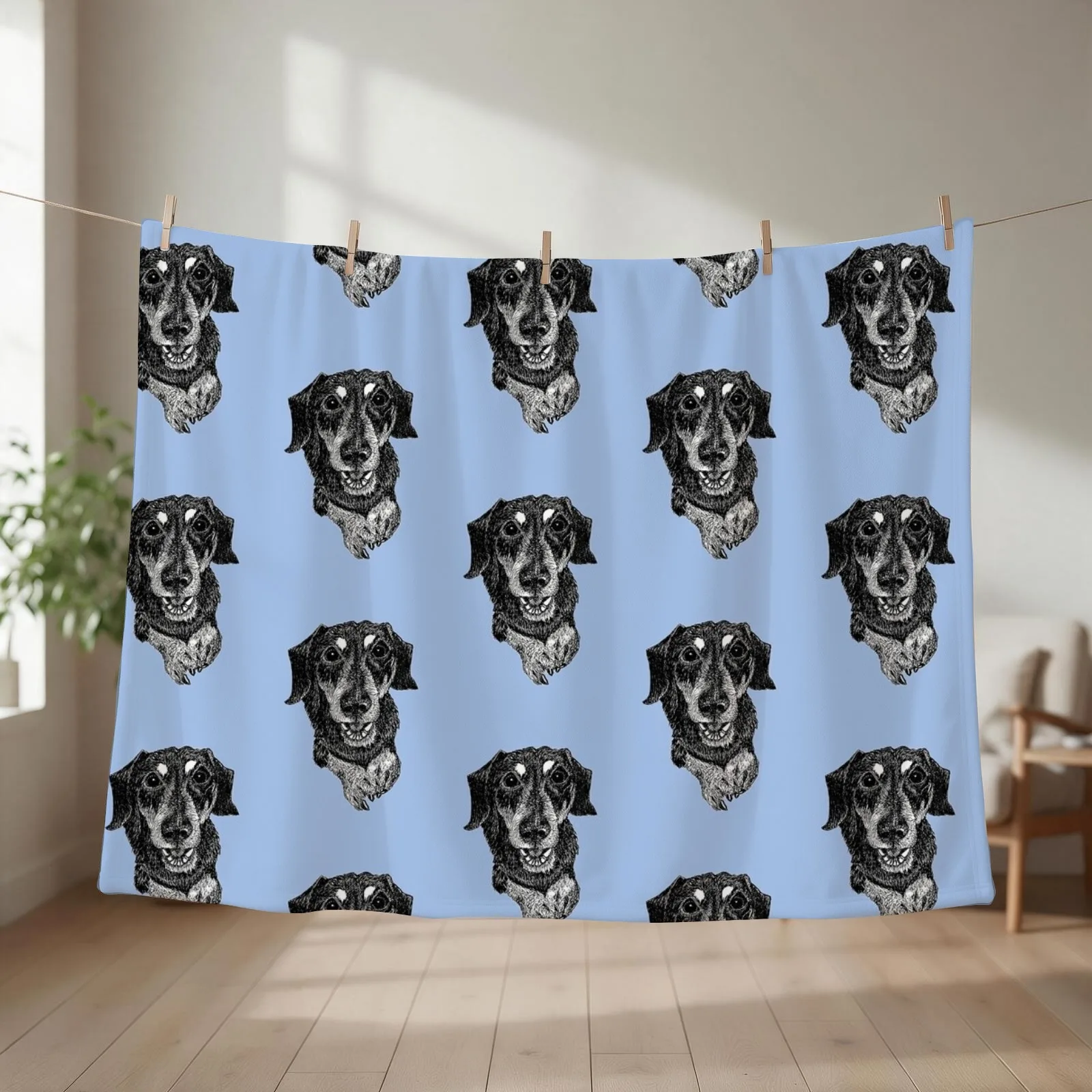 Rosie the Dachshund Throw Blanket sofa bed for sofa cosplay anime Hairy Blankets