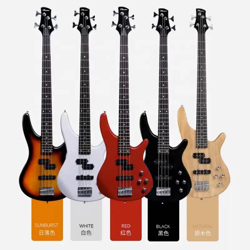 

OEM/ODM cheap 4 String stringed instrument electronic musical instruments bass Rosewood Fingerboard IB Electric Bass Guitar