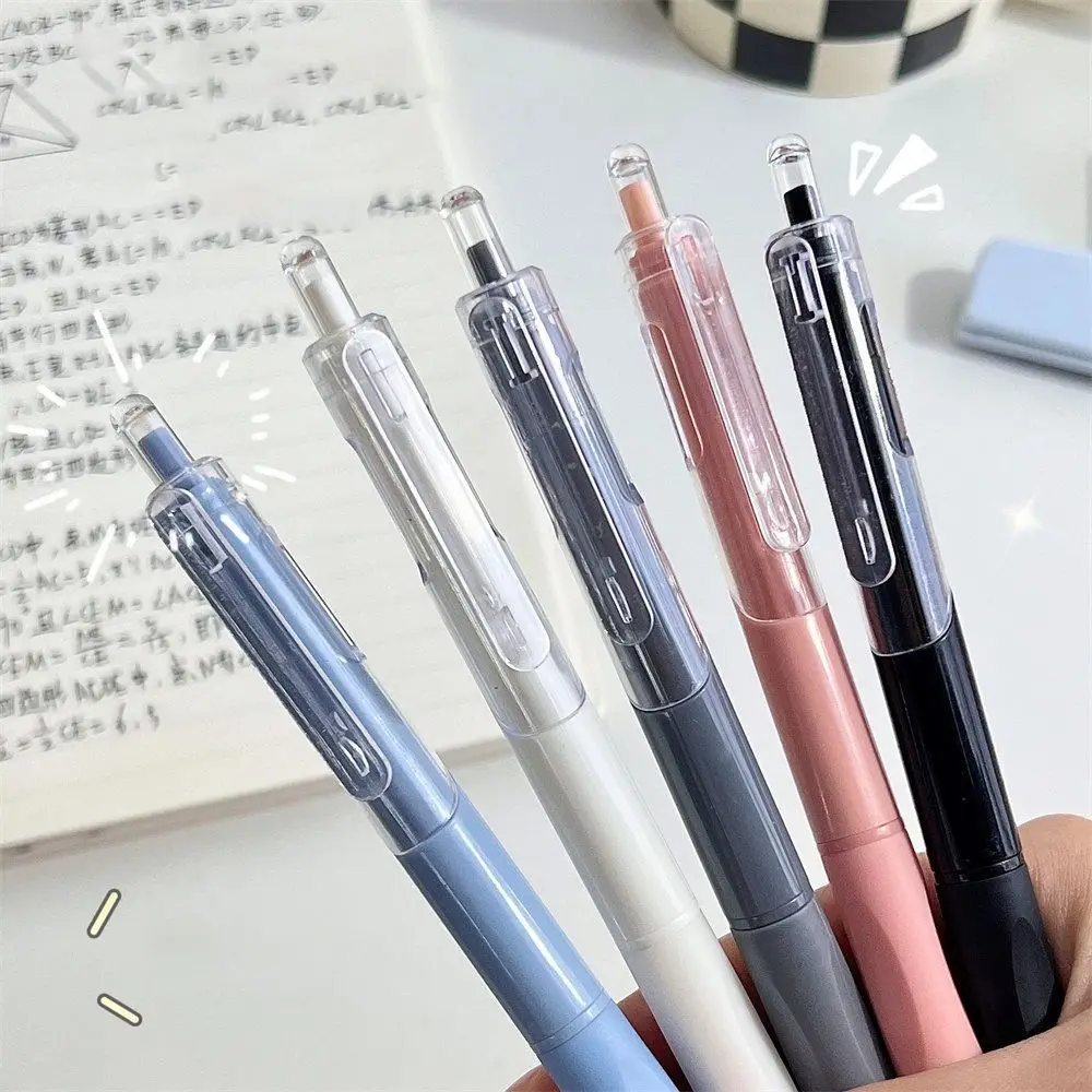 Neutral Pen Simplified 0.5mm Black Pen High Beauty Student Quick Dry Pen office School Pen New Style