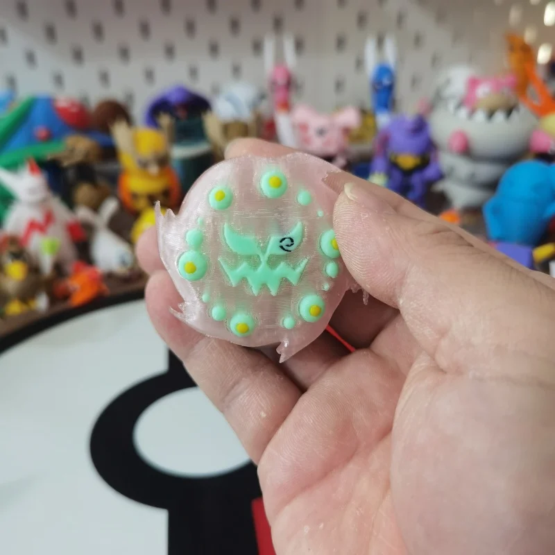 Nieuwe Anime Pokemon Spiritomb Slaking Figuur Aandeel Wereld 1:20 Diy 3D Afdrukken Karakter Kawaii Desktop Decoratie Model Speelgoed