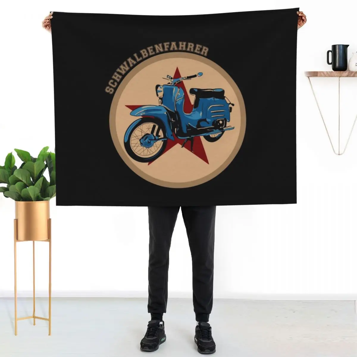 Simson Schwalbe swallow driver gift Throw Blanket Personalized Gift Bed linens Weighted Designers halloween Quilt Blankets