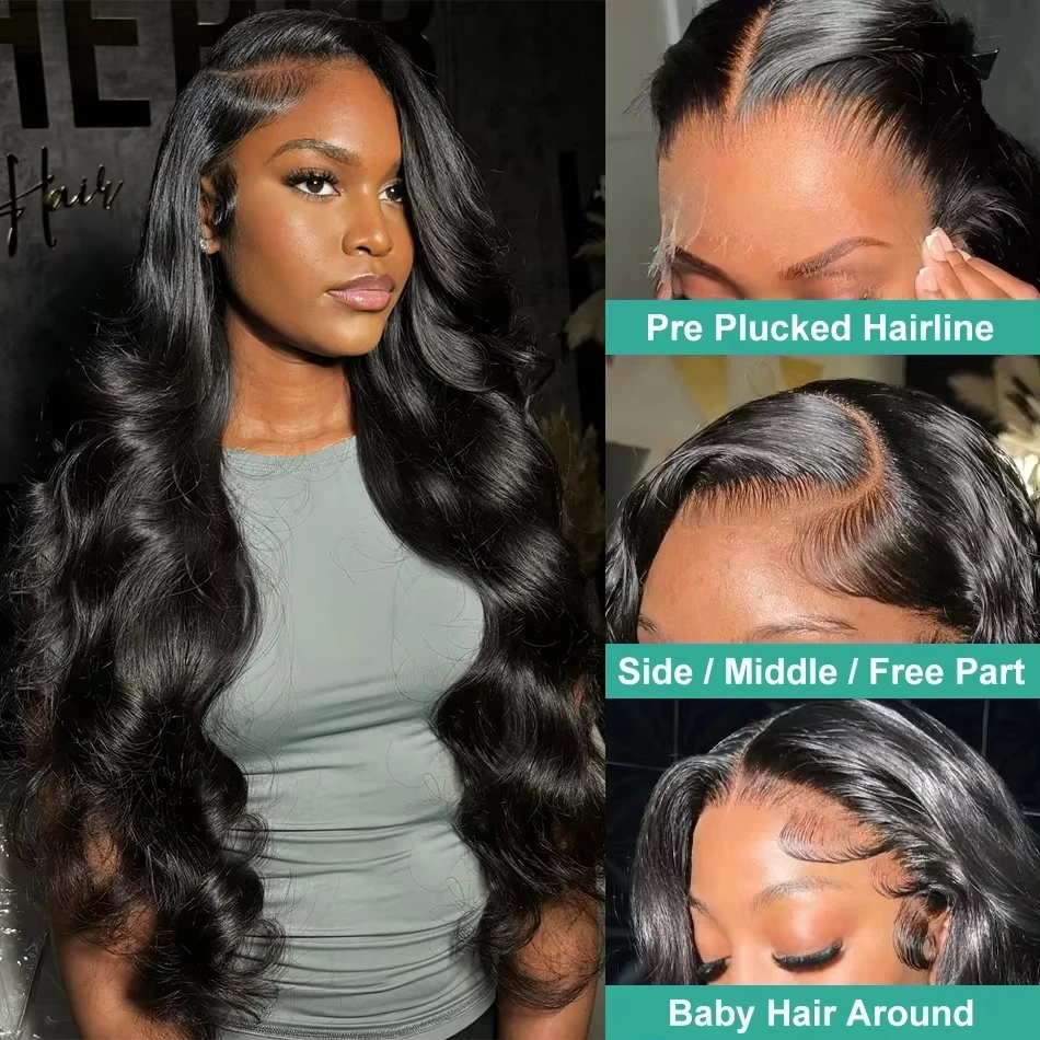 13x6 30 inch hd lace front wig human hair Body Wave lace front human hair wig 13x4 Brazilian glueless wigs human hair