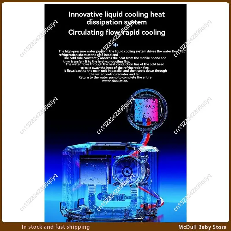 ABJA-FY-01 Radiador de teléfono móvil refrigerado por líquido semiconductor de bajo ruido y alta potencia de 48W nuevo