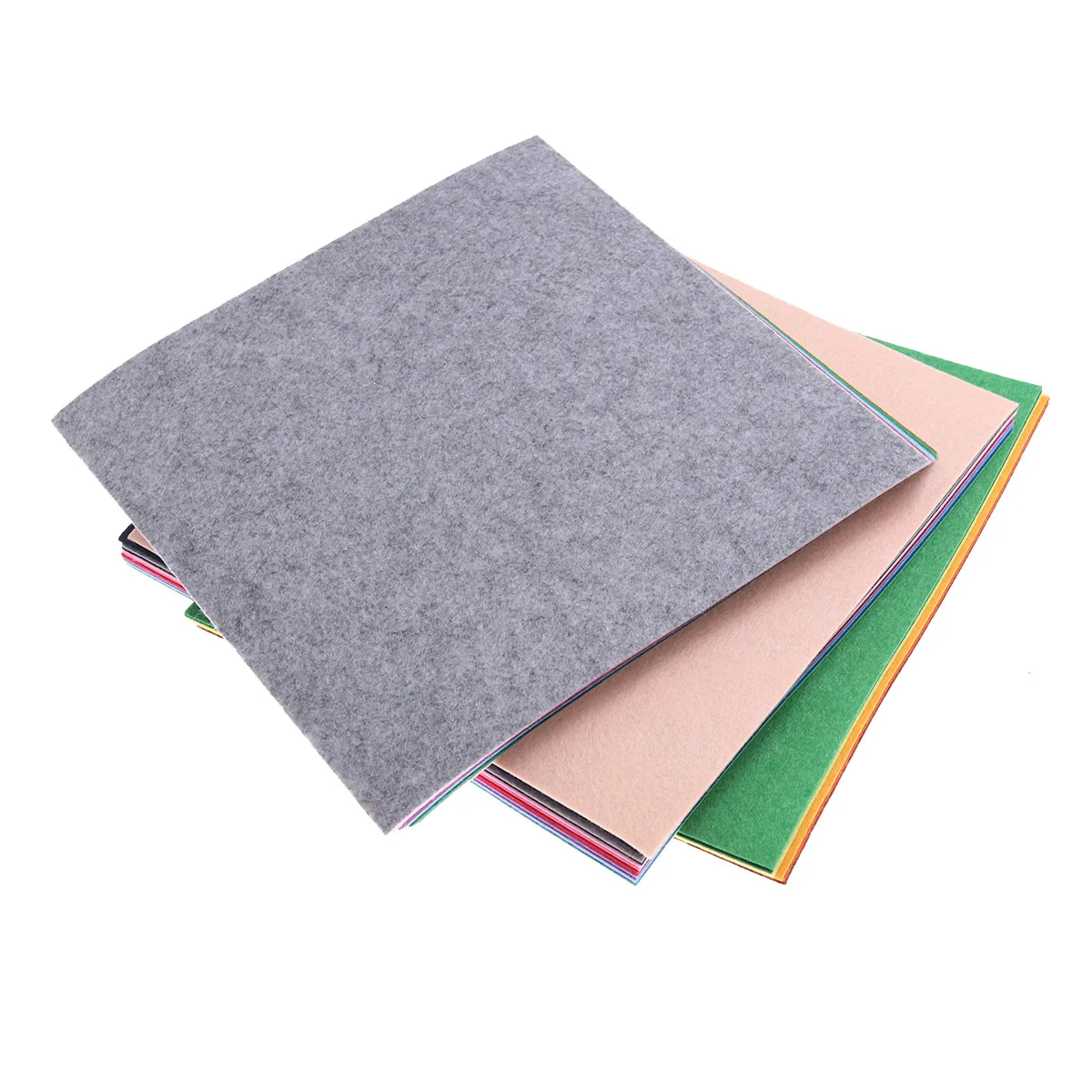 

40 Pcs Color Non-woven Fabric Small Sewing Project Kit Material Felt for Crafts Child