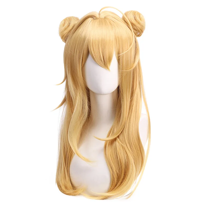Synthetic Cosplay Wig Mi-ku Inspired Style Wavy Twin Tails for Anime Party Roleplay Costume Heat Resistant