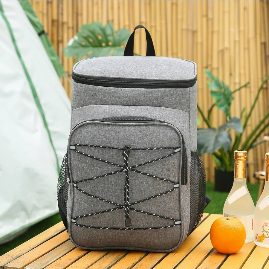 New Large Capacity Cooler Backpack Portable Travel Leakproof Picnic Lunch Bags for Women Men Durable Insulation Bag