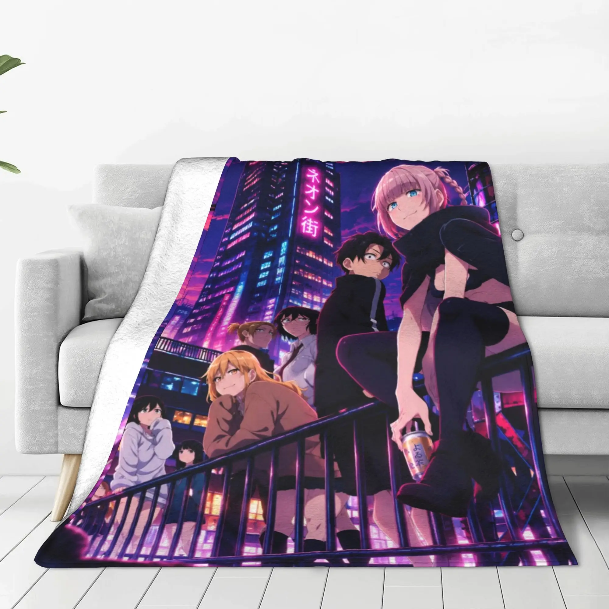 Call of the Night Call of the Night Blanket Spring Autumn Cute Lightweight Throw Blankets For Office Plush Thin Quilt