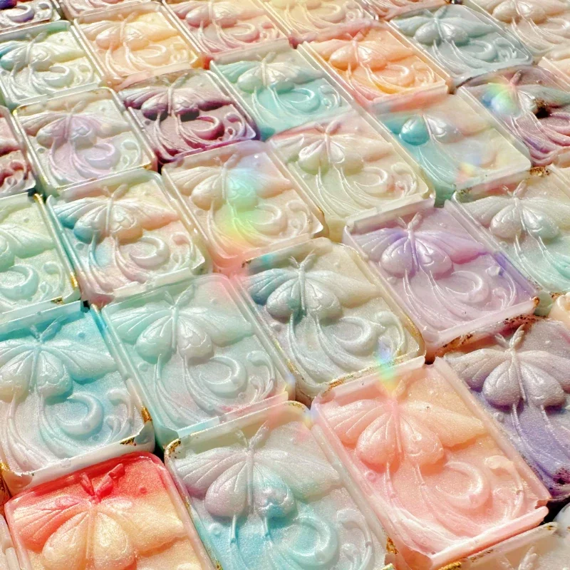 27g Fire Paint Wax/Butterfly Pattern Mixed Color Wax Granules DIY Handmade Invitation Envelope Sealing Decoration Materials