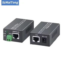 Prolongateur Ethernet sur paire torsadée, convertisseur de XXL 300m, câble réseau RJ45 Cat5/6 500m pour caméra IP réseau HD