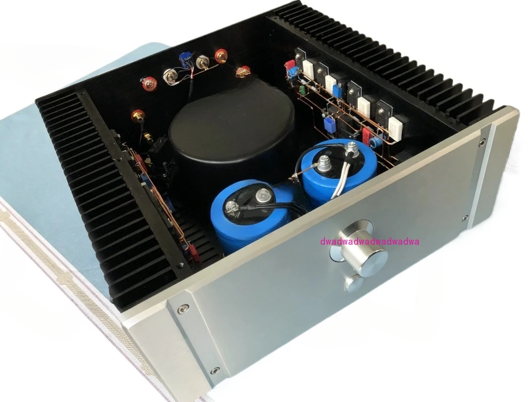 Class A and B power amplifier, handmade in the shed, STK350 push field effect tube, Darlington tube high power