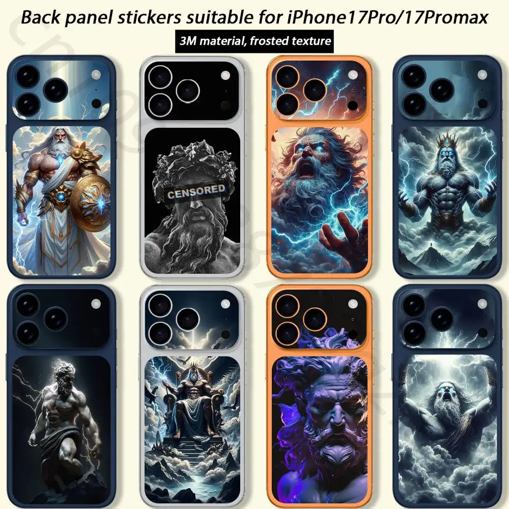 

Zeus TICKET Decal Skin Wrap for iPhone 17 Pro/Pro max Protective Film for Back, Frame, Camera