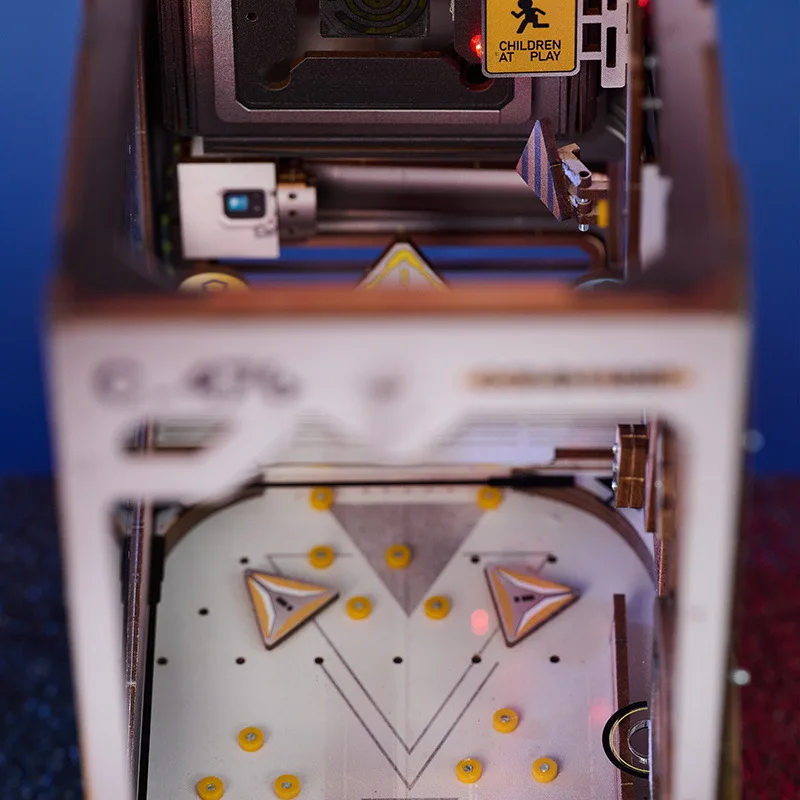 OUZEY Gear & Mechanism Bookend، منزل ميكانيكي خشبي ثلاثي الأبعاد، هندسة DIY للمراهقين #3