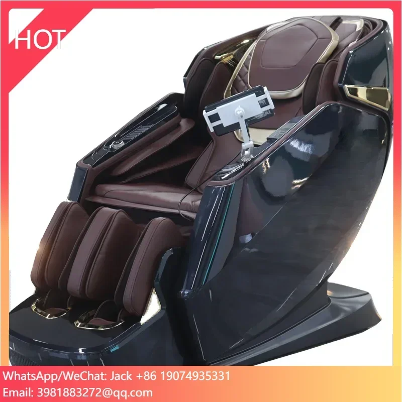 NINGDECRIUS 2024 Best Sell 4D zero gravity back heating  Track Recliner  Zero Gravity Massage Heating Shiatsu Massage Chair