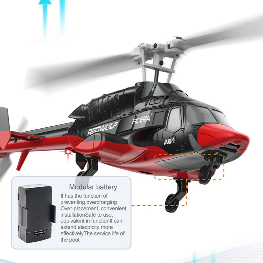 

RC ERA A61 Airplane Helicopter 1/52 Air Pressure Constant Altitude Optical flow Positioning Flying Wolf Light Flow Helicopter