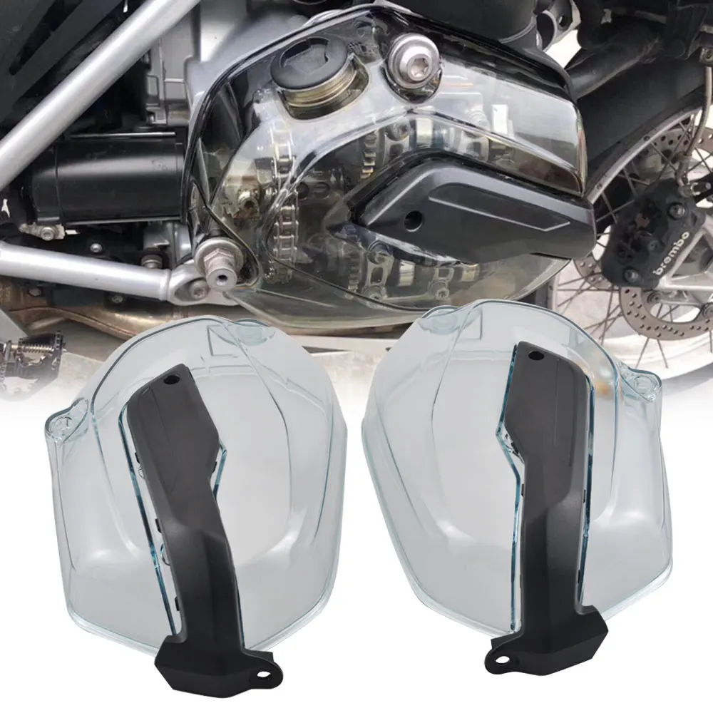 Motorcycle Transparent Engine Cylinder Head Valve Cover Protective For BMW R1200GS Adventure (K51)  Refrigerated Water 2014-2018