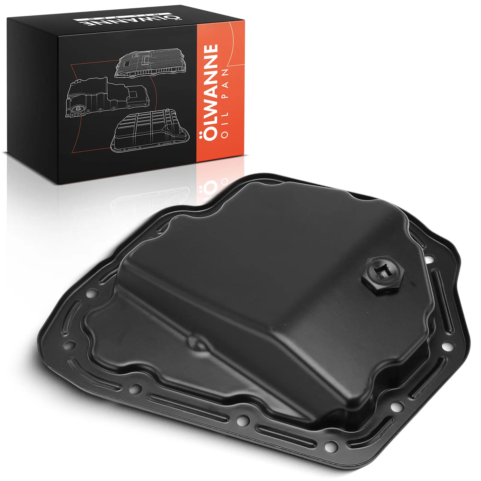 Frankberg 1x Oliecarter motoroliebak voor Nissan NV300 Qashqai Opel Vivaro Renault Megane Scénic Trafic 1.6L 11111100Q1P 111110249R