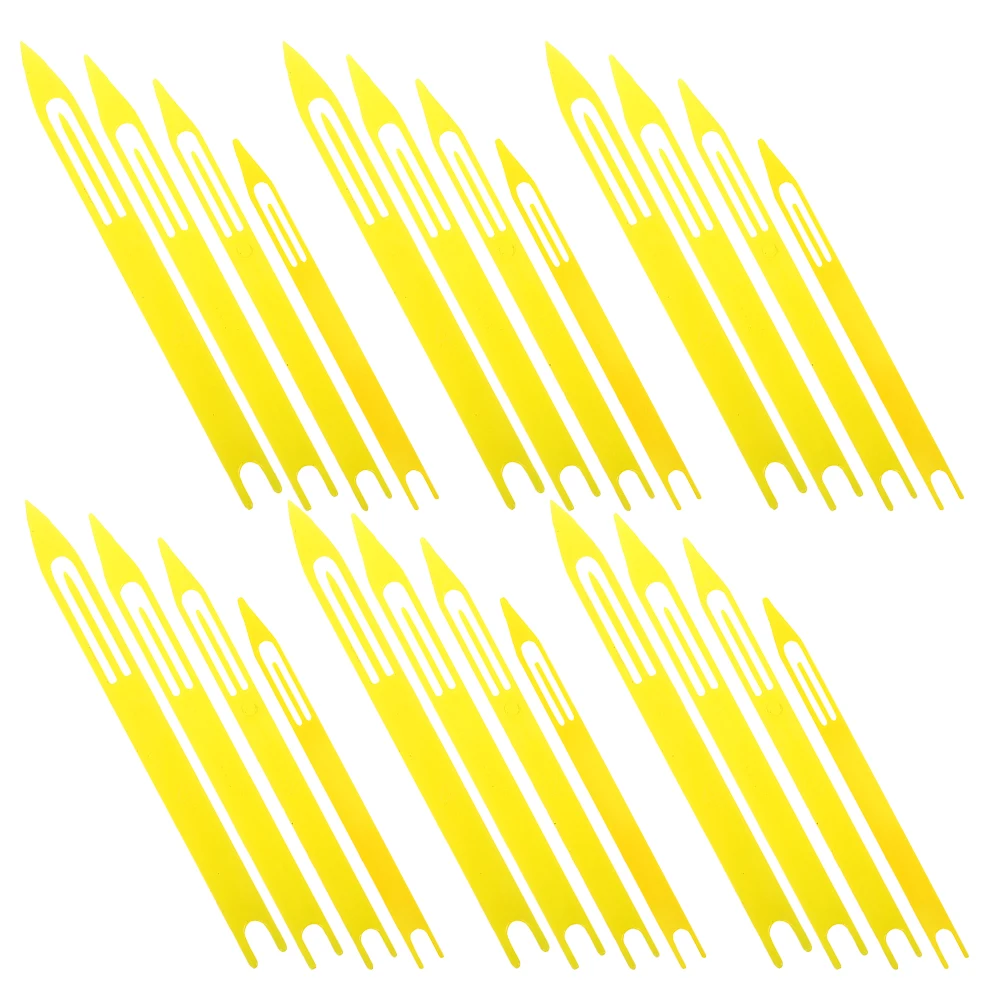 

40pcs Plastic Net Mending Shuttles Weaving Repair Tools for Fishing Nets Casting Sewing Lace Knitting Fixing Durability