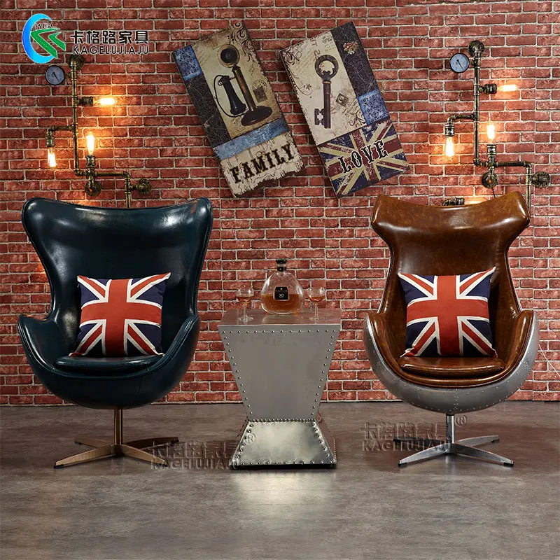 Kursi Ruang Retro Gaya Industri Kursi Sofa Tunggal Desainer Bar KTV Kreatif Bar Cerutu Kantor