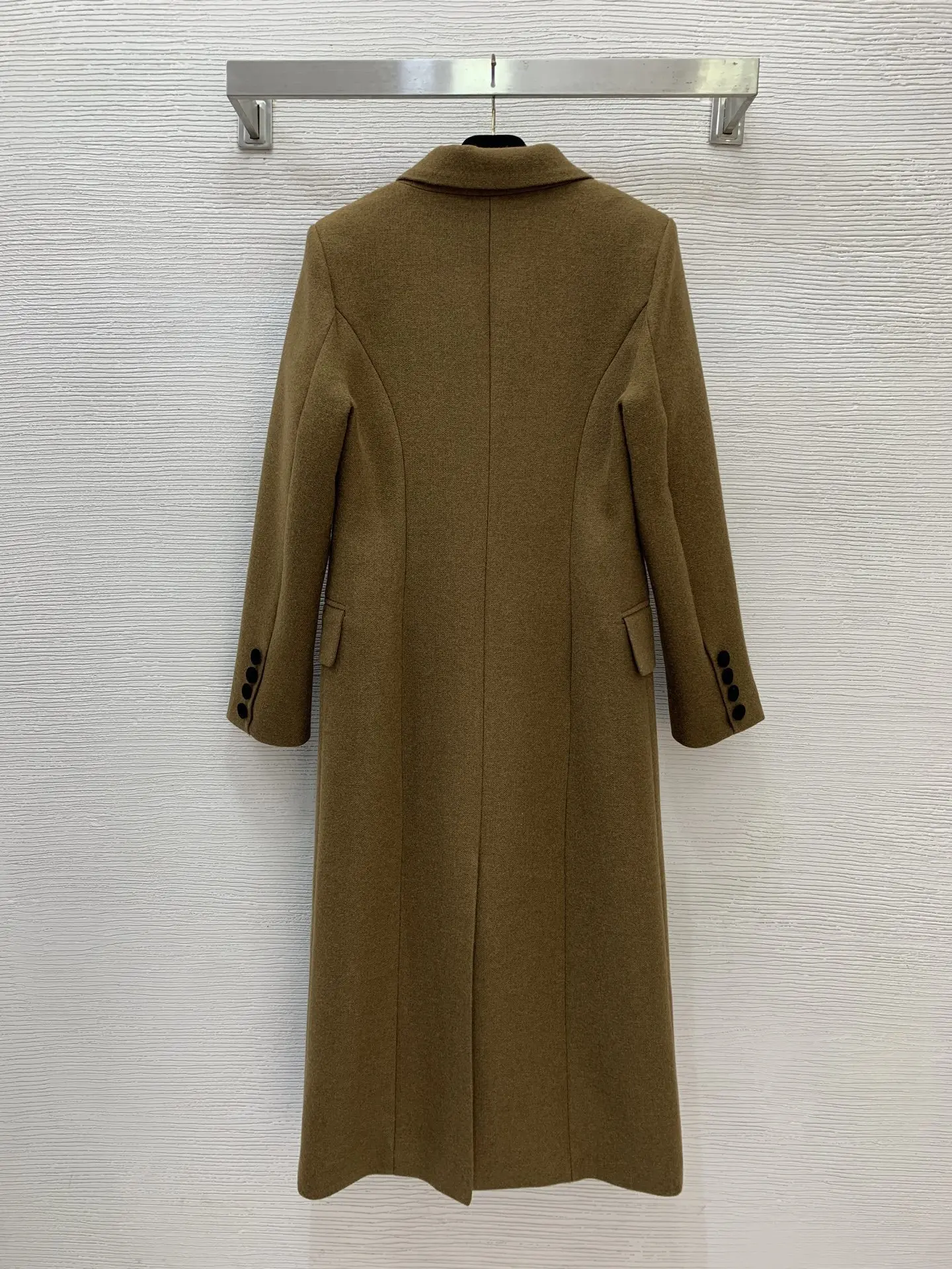 

Новое элегантное и модное изысканное шерстяное флисовое пальто, длинное плюшевое толстое теплое шерстяное двустороннее пальто, женская одежда