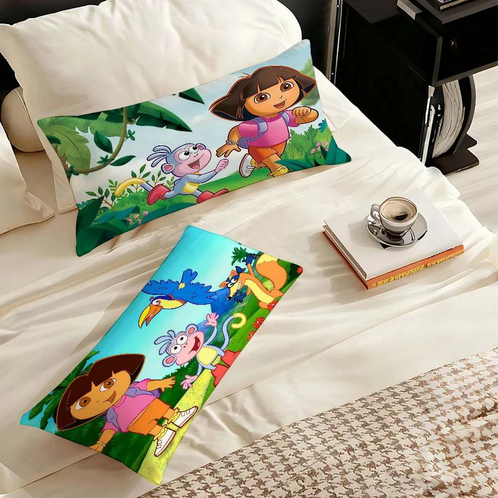 Adventure cartoon D-Do R-Ra  Pillow Case Suitable for Office Bedroom Sofa Home Decoration Rectangle Cushions