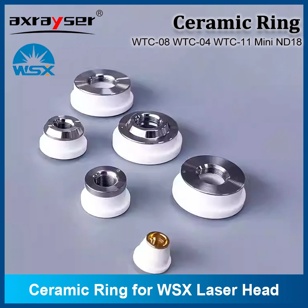 WSX الليزر السيراميك الدائري D31 M11 فوهة حامل أجزاء WTC-08/04/01 Mini ND18 ل WSX NC63A NC30 NC60 قطع الرأس #1