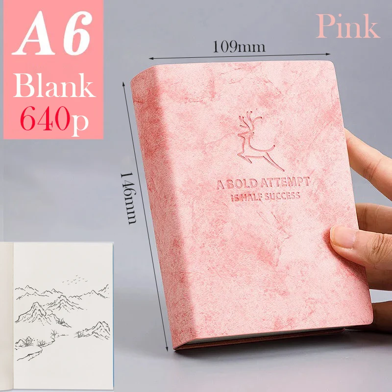A6 Pink Blank