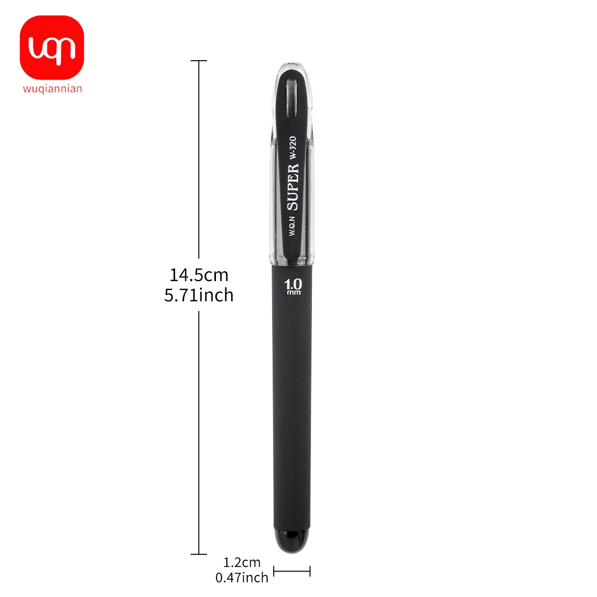 3/6/12 PCS High-End Gel Neutral Pens 1.0mm -Fast Drying And Lasting, Soft And Smooth, Plenty Of Ink School And Office Stationery