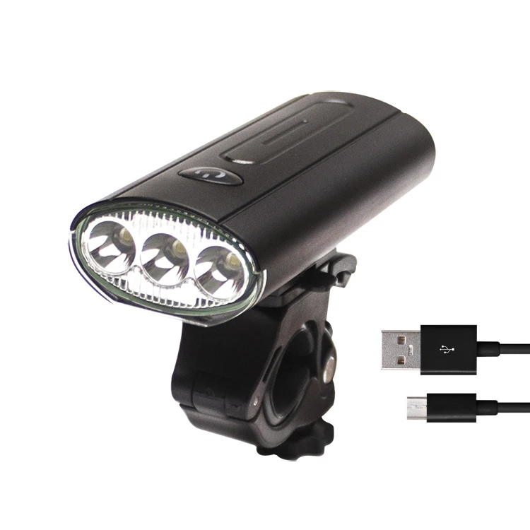 Waterproof Bicycle Lights 1000lumen High Brightness Led Rechargeable Cycling Headlight With Power Bank Bike Light 1